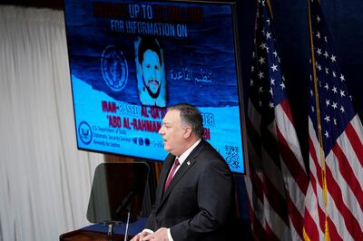 Secretary of State Mike Pompeo speaks at the National Press Club in Washington, DC, U.S., January 12, 2021. Andrew Harnik/Pool via REUTERS