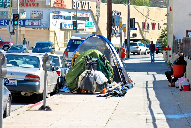 Homeless residents of Los Angeles can be found in almost every neighbourhood. Photo: Creative Commons