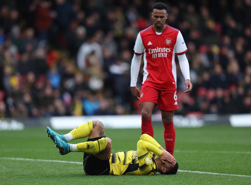 Gabriel - 6: Skinned by Dennis in first-half and saw Nigerian attacker sting palms of Ramsdale but that was rare blemish from Brazilian centre-half. Reuters