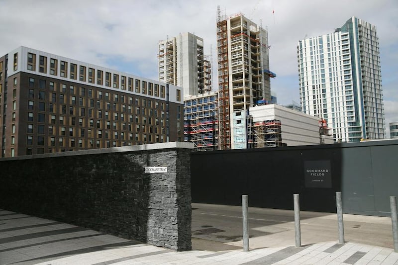 Construction continues on new residential and commercial apartments in London’s East End. The Bank of England has said it plans to use other tools to deal with any housing overheating before raising interest rates. Dan Kitwood / Getty Images