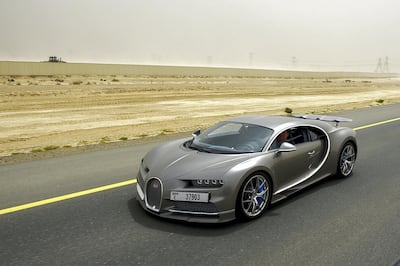 The Bugatti Chiron Sport has a starting base price of Dh12 million. Courtesy Bugatti Automobiles S.A.S.