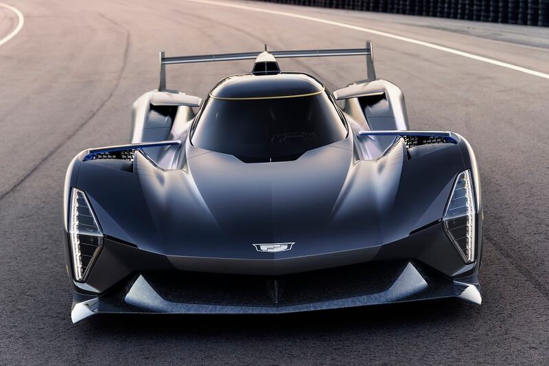 The Cadillac Project GTP Hypercar in action. All photos: Cadillac