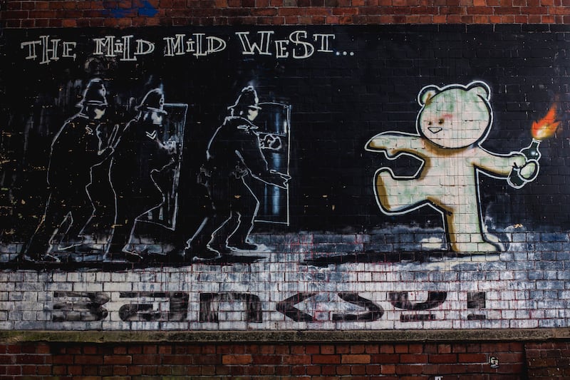 Banksy's Mild Mild West can also be found in Bristol. Photo: Morgane Bigault
