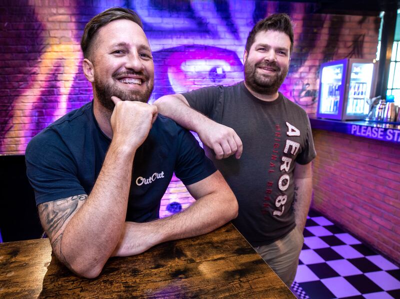 Brian, left, and Chris Smith, owners of Easy Tiger Restaurant and Bar.