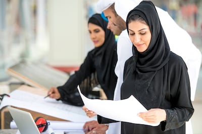 The UAE government has passed laws and policies to enhance women's contribution to society. Getty