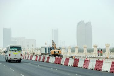 Abu Dhabi will be experiencing muggy weather. Victor Besa / The National