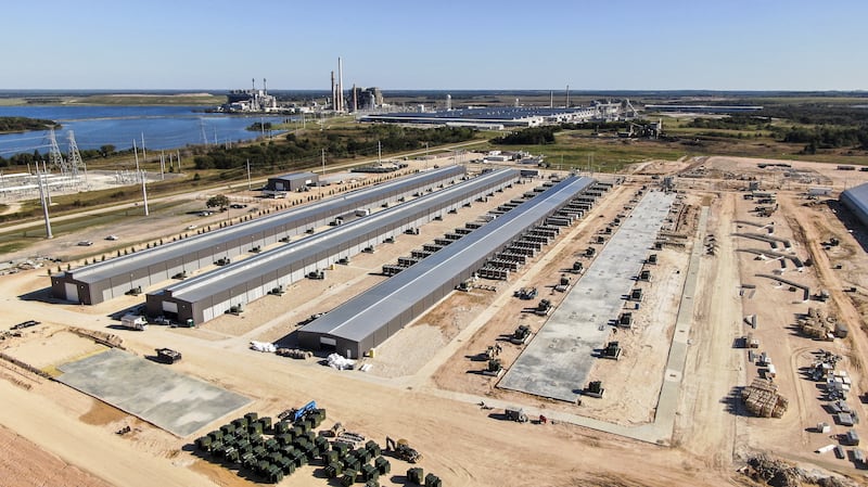 Riot Blockchain's Whinstone bitcoin mining facility in Rockdale, Texas, US. It is one of the bigger miners rebounding off the lows from the recent sell-off. EPA