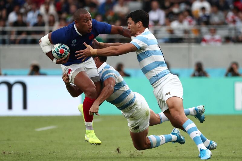 12 Gael Fickou (France)
Nearly sullied a fine performance when he gave away a late penalty that could have cost France victory against Argentina. As it was, they survived. AFP