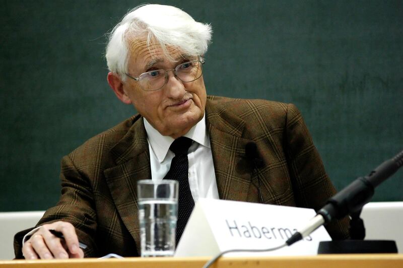 Jurgen Habermas is the 2021 Sheikh Zayed Book Award’s Cultural Personality of the Year. Courtesy Sheikh Zayed Book Award