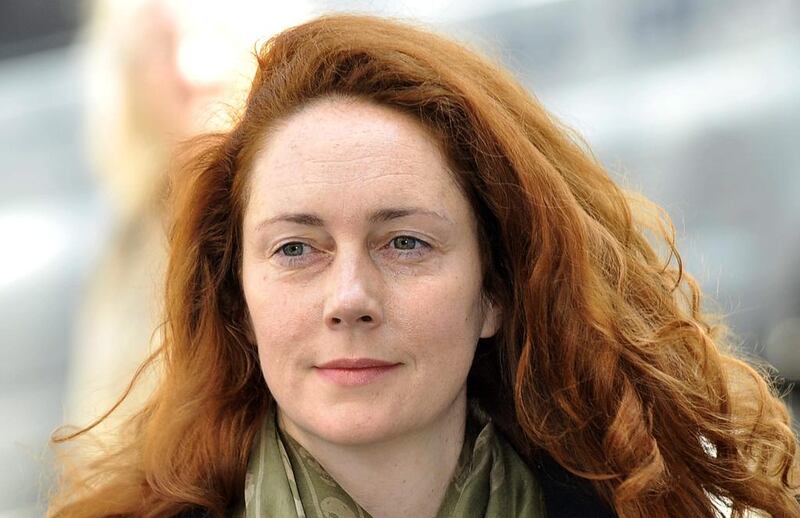 Former News International chief executive Rebekah Brooks arrives at Westminster Magistrates Court in London on June 13, 2012. Andy Rain / EPA



