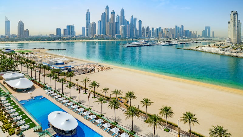 Hilton Dubai Palm Jumeirah offers stunning views of Dubai Marina and the Arabian Sea. Photos: Hilton
