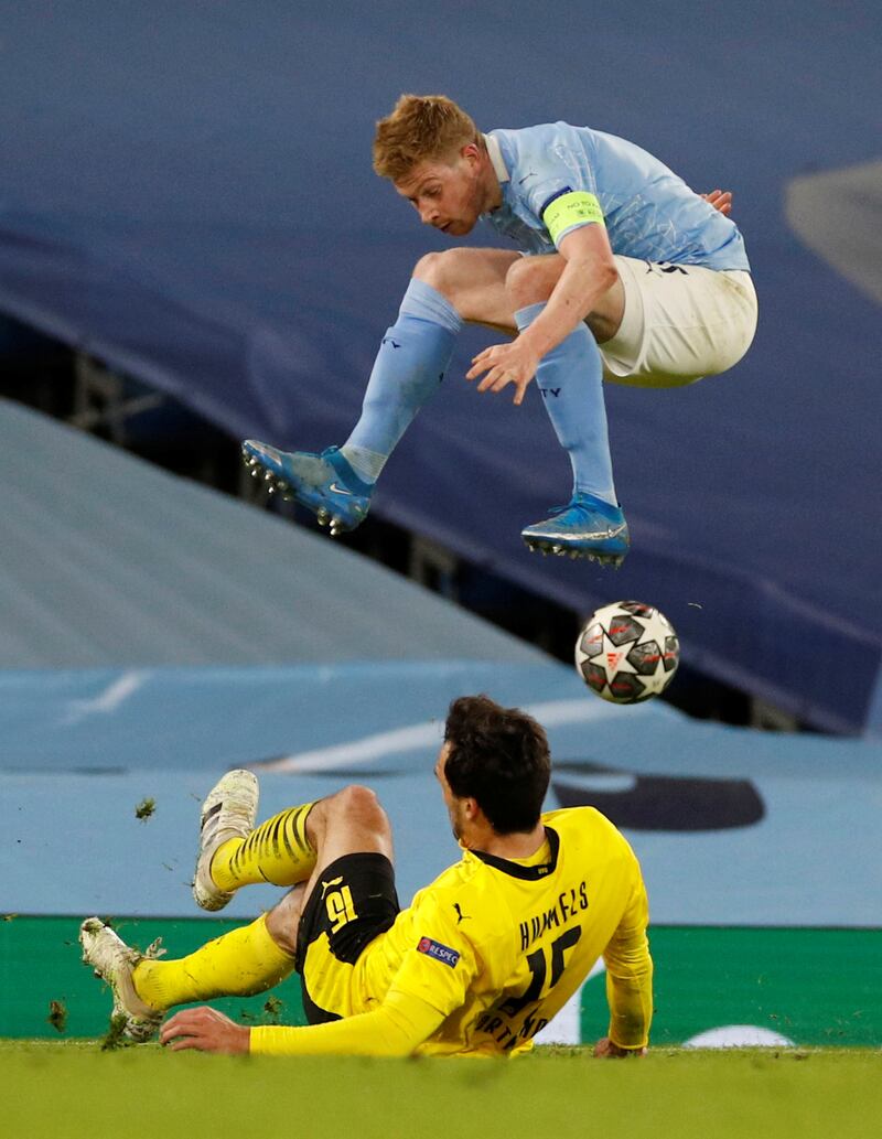 Kevin De Bruyne - 9, Showed good movement and finished convincingly to score the opener, while his usual quality could be seen throughout the proceedings. Put in a wonderful ball for the winner. Reuters