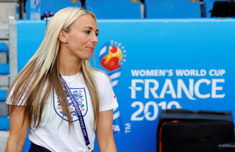 Soccer Football - Women's World Cup - Group D - England v Argentina - Stade Oceane, Le Havre, France - June 14, 2019  England's Toni Duggan before the match    REUTERS/Phil Noble