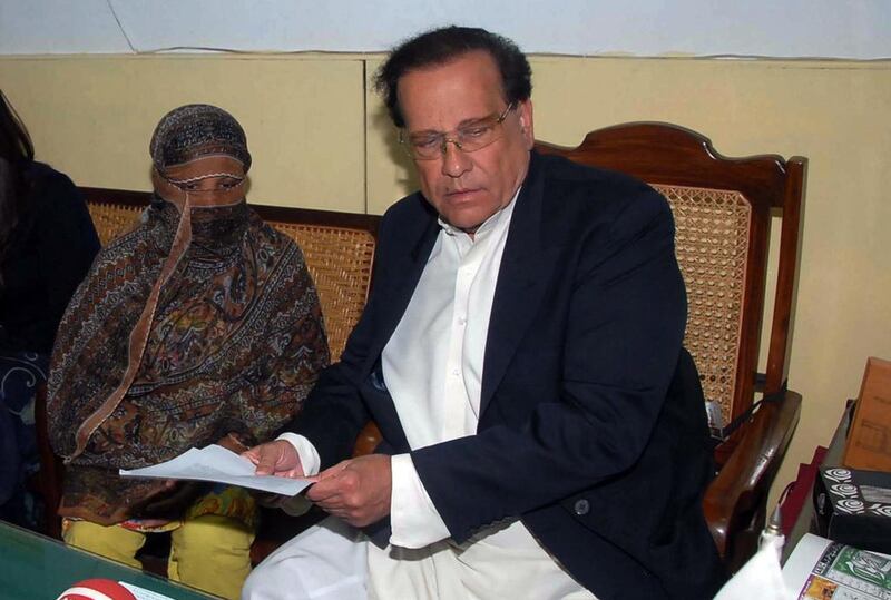 The late Punjab governor Salman Taseer. AFP / Pakistan's Governor House of Punjab

