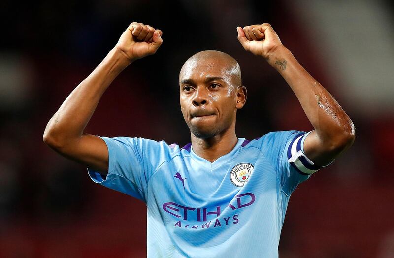 Fernandinho has signed a one-year contract extension with Manchester City. PA