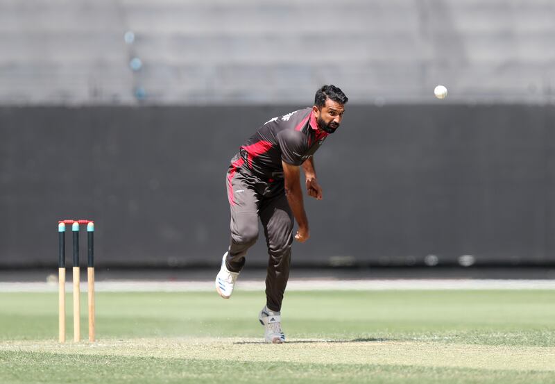 Kashif Daud: Seam bowler and late middle-order hitter. Gave up his job as a cricket coach in Sharjah to become a full-time professional for the UAE last year, aged 35. Chris Whiteoak / The National