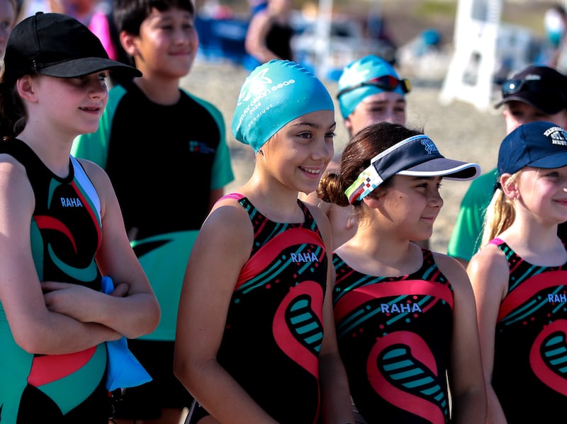 Swimmers aged eight and above took part in the event
