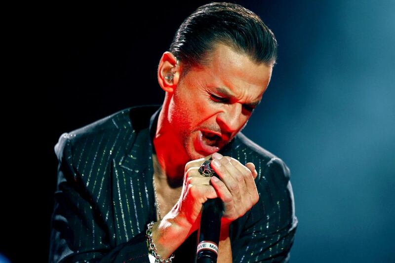 Dave Gahan of English electronic band Depeche Mode. Kacper Pempel / Reuters