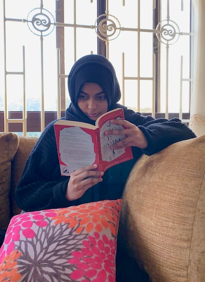 Ms Meherali is an avid reader and gets all of her book recomendations from Tiktok. Photo: Mohaddesa Meherali