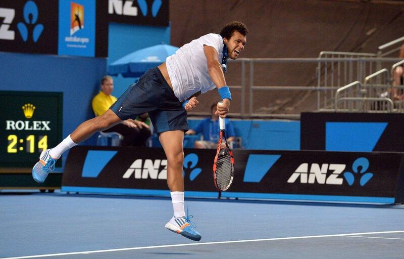 Player: Jo-Wilfried Tsonga, France. World ranking: No 10. 2013 Dubai Tennis Championship result: first round (def. by Michael Llodra 6-7 (3/7), 2-6). Paul Crock / AFP