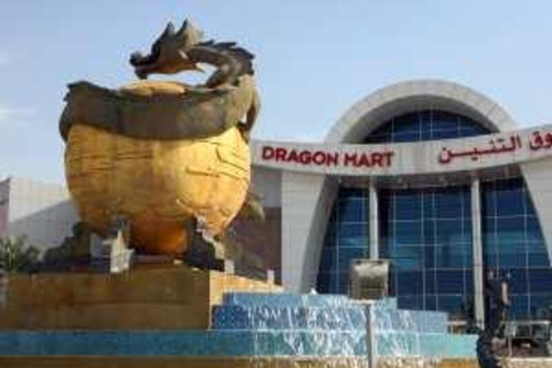 DUBAI - JANUARY 10,2010 - Dragon Mart at Hatta- Oman road in Dubai. ( Paulo Vecina/The National ) *** Local Caption ***  PV Dragon Mart 2.JPG