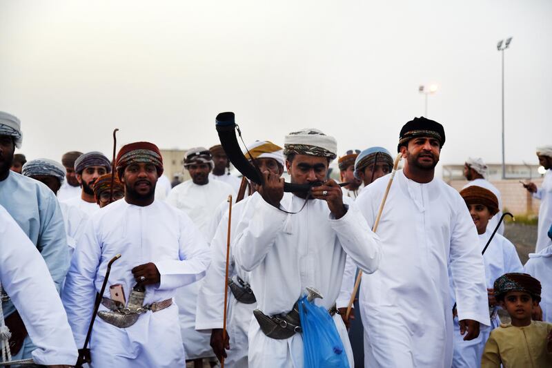 A band from the village brings the event to an end with a parade and drums.  Courtesy David Ismael