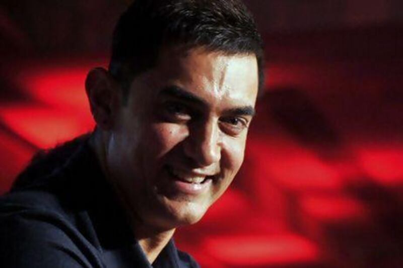 The Indian actor Aamir Khan at the soundtrack launch for the Hindi film Talaash in Mumbai last month. STR / AFP