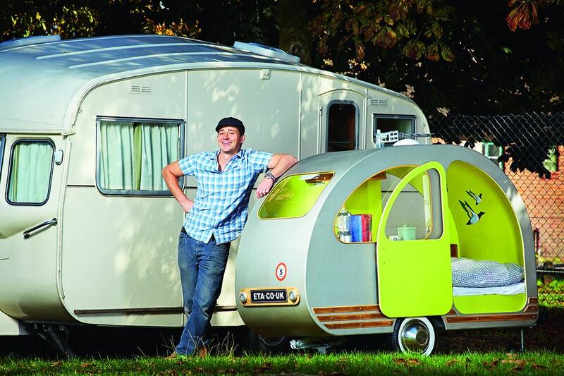 Home comforts: The record for the world’s smallest caravan is held by Yannick Read, whose fully roadworthy vehicle is 2.39 metres long, 1.53 metres high, 79cm wide and weighs 131.1kg. It features a bed, interior lighting, a TV, sink and kettle. Read says that the caravan is surprisingly comfortable and the thing he likes most about it is “the smiles from people who see me towing it along the road”. Paul Michael Hughes / Guinness World Records