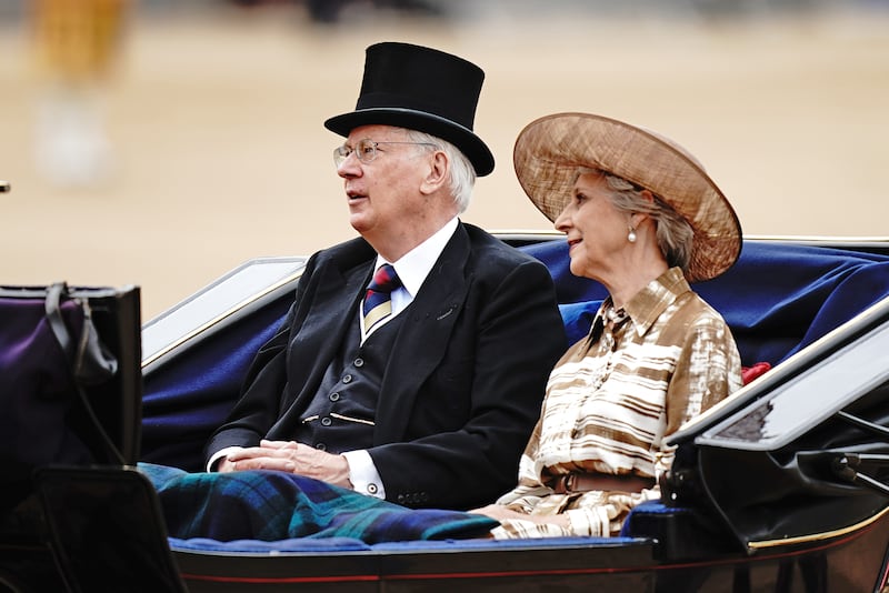 The Duke and Duchess of Gloucester. PA