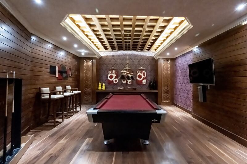 With plenty of entertainment spaces, the property even boasts a billiards room. Courtesy The Urban Nest