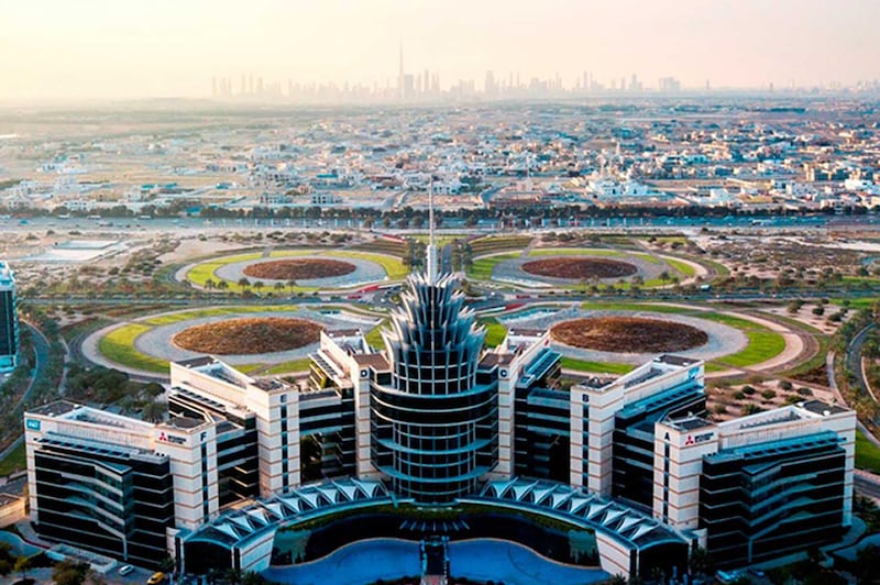 Dubai Silicon Oasis. Sheikh Mohammed bin Rashid issues a law creating Dubai Integrated Economic Zones Authority, grouping Dubai Silicon Oasis, Dubai Airport Free Zone and Dubai Commerce City. Photo: Dubai Media Office