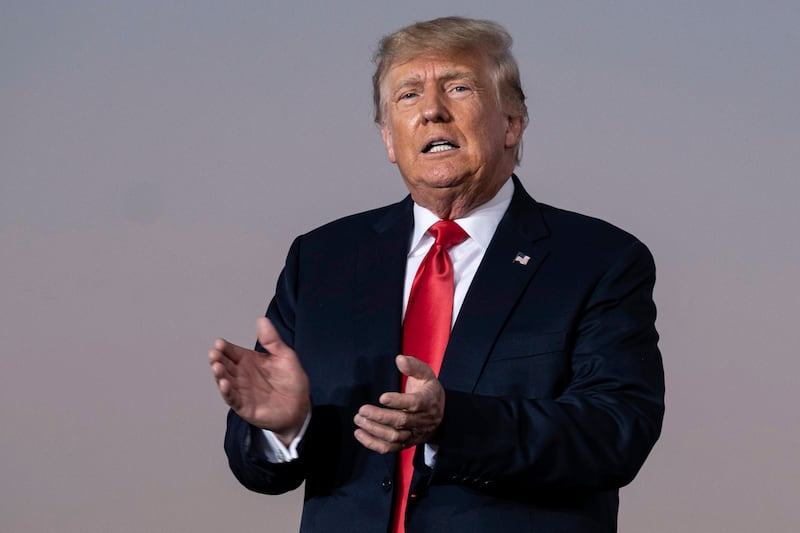Former US president Donald Trump has been dropped by accountancy firm Mazars. AP