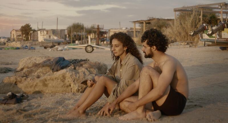 Mouna Hawa and Firas Nassar star in ‘Between Heaven and Earth’. Courtesy Najwa Najjar