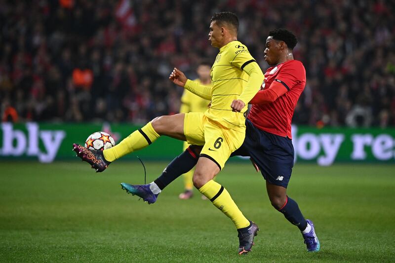 Thiago Silva – 7 The 37-year-old was forced into early action to keep out Yilmaz’s early strike as he deflected the Lille striker’s effort wide. 
