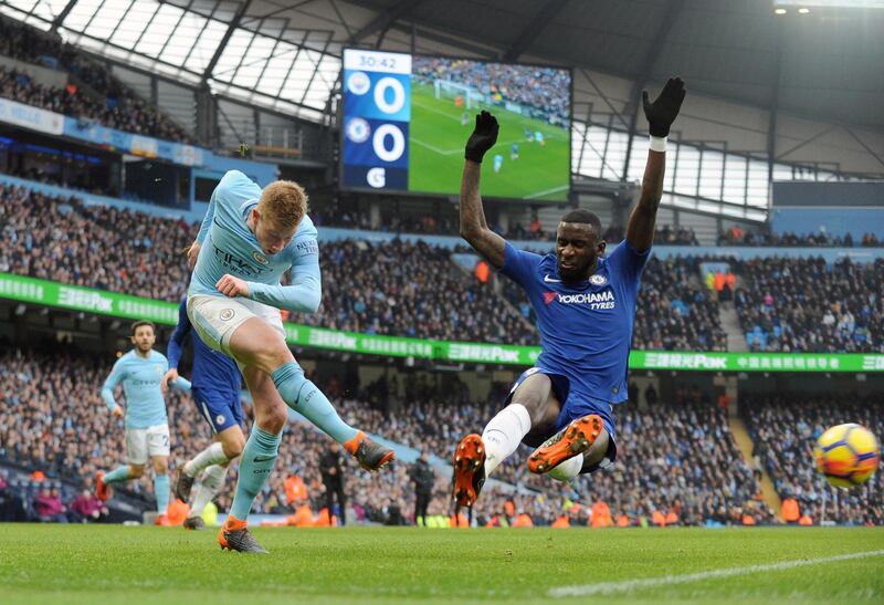 Left-back: Oleksandr Zinchenko (Manchester City) – Enjoyed plenty of possession and used it to good effect as City beat Chelsea. The suspended Fabian Delph was not missed. Rui Vieira / AP Photo