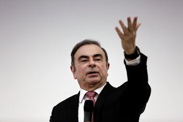 The former Nissan chairman Carlos Ghosn fled Japan for Lebanon. AP