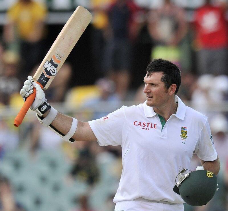 Graeme Smith, with one innings left in his Test career, owns 27 centuries. David Mariuz / AFP  