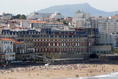 The Hotel du Palais venue for the G7 Summit in the French coastal resort of Biarritz. Reuters