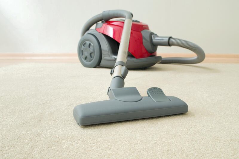 Vacuum cleaner on the carpet. Getty Images