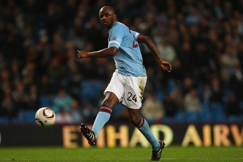 Patrick Vieira will no longer be patrolling the midfield for Manchester City.