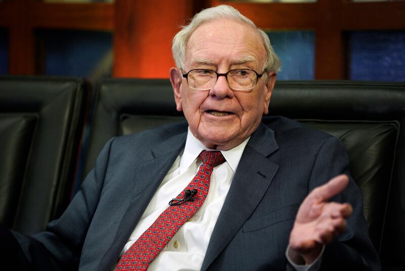 Berkshire Hathaway Chairman and CEO Warren Buffett is number four on the list. AP Photo