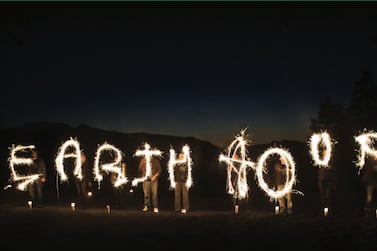 Residents are encouraged to switch off lights as part of Earth Hour. Courtesy Deliveroo 