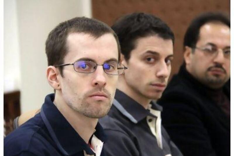 American hikers Shane Bauer, left, and Josh Fattal have been detained in Iran for more than two years.