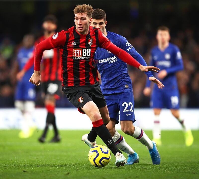 Right-back: Jack Stacey (Bournemouth) – A League One player with Luton last season, he excelled in the injury-hit Bournemouth defence who stopped Chelsea from scoring. Getty