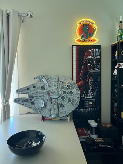 Star Wars is prominent in the couple's collection. Photo: Catherine and Ieuan Rees