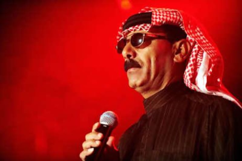 Omar Souleyman performing in Britain on May 15.