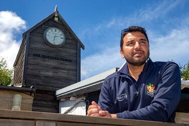 Adnan Mufti is looking forward to repaying the faith shown in him by Clevedon, the UK-based club. Mark Thomas for The National