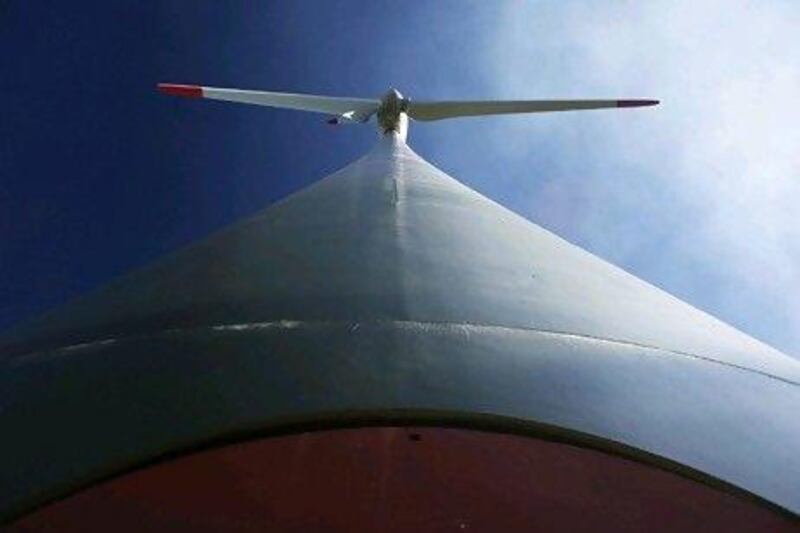 With improvements to turbine designs, electricity can be generated at even at moderate wind speeds. Michael Buholzer / Reuters