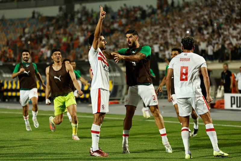 Zamalek won their second CAF Confederation Cup on Sunday. AFP