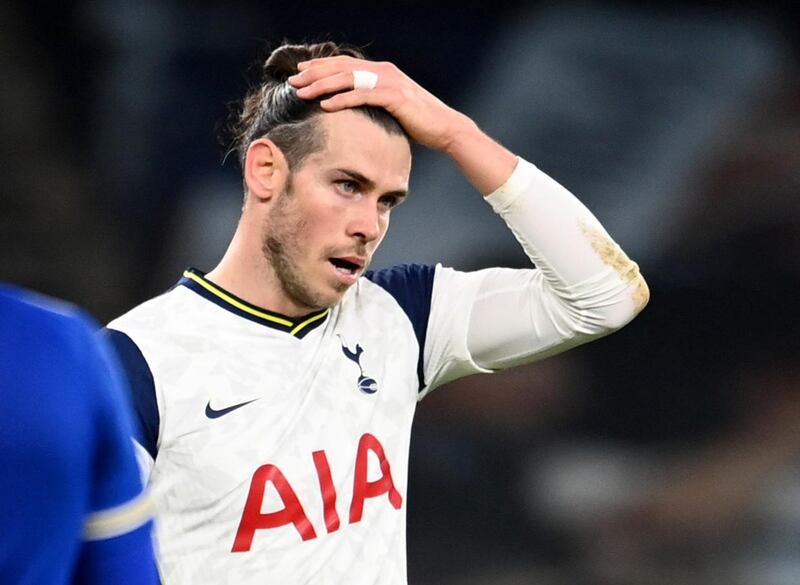 Tottenham Hotspur's Gareth Bale had a tough match. Reuters